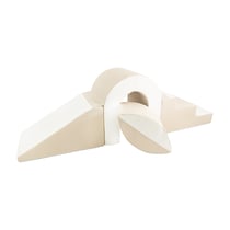 Set de blocs en mousse 4 éléments blanc cappuccino - Velinda - Marron