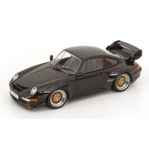 Véhicule miniature de collection - KK SCALE MODELS - Porsche 911 993 GT2 1996 - Noir - Échelle 1/18 - Réf. 181426BK-BBS