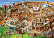 Puzzle 1000 pièces - Cartoon Collection - Construction du Colisée - DToys