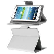 Housse de Protection Pliable En Simili Cuir Blanc Pour Tablette Tactile 9 Pouces YONIS