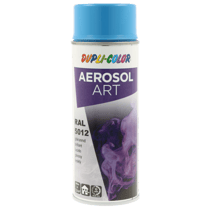 Spray de peinture - Bleu clair - RAL 5012 - Brillant - Tous supports - Aérosol Art