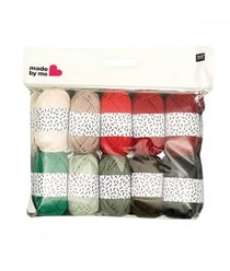 Minis pelotes de coton à tricoter 10 x 10gr - Rico Design 03 Multicolore