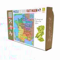 Puzzle carte de France des régions