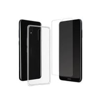 Pack de protection MUVIT pour Nokia 2.3 : coque souple transparente et verre trempé