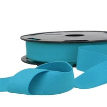 Bobine 50m sergé coton Bleu acier