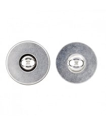 Fermoirs magnétiques ronds 2 trous - Prym Argent