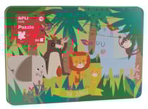 Boite métal Puzzle La Jungle