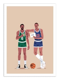 Affiche 30 x 40 cm - Bill and Wilt - Elad Shagrir