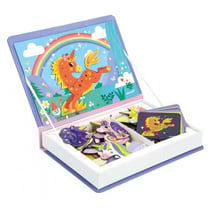 Magneti'book licornes - janod - j02584 - jeu educatif magnetique, aimante