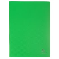 Protège-documents en polypropylène 5/10e OPAK pochettes Cristal 120 vues - A4 - Vert clair - x 8 - Exacompta