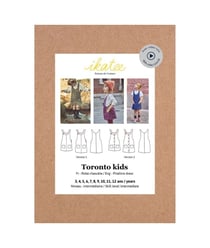 Pochette patron de couture TORONTO Kids robe 3-12 taille n°FR 3-12 ans
