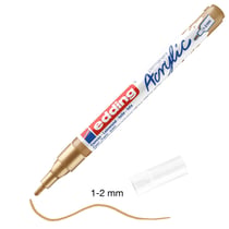Marqueur Acrylic Edding 5300 - Pointe Fine - Or
