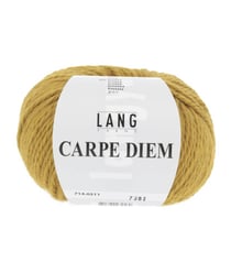 Pelote de Laine et Alpaga à tricoter CARPE DIEM - Lang Yarns 0211 Jaune Bronze