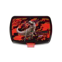 Boite Déjeuner en plastique Jurassic World Noire Dinosaure - BAGTROTTER