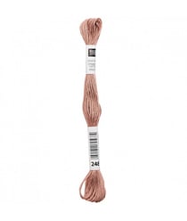 Fil à broder mouliné Uni - Rico Design 248 Rose