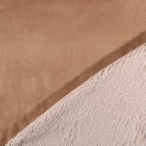 Tissu Suédine épaisse envers Mouton Camel