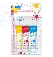 Lot color'gels x3 rouge/ bleu/ jaune