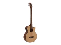 DIMAVERY Basse acoustique ab-455, 5 cordes, nature