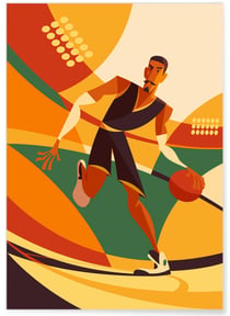 Affiche Basketball | A3 : 29,7x42cm