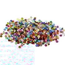 Paillettes, rondes, dim. 6 mm, 100 gr/ 1 Pq.