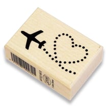 TAMPON AVION - 37X53 MM - BOIS