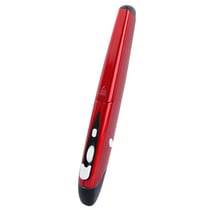 Souris Stylo Sans Fil 2.4GHz Rouge Haute Précision 10m Distance Ajustable 500/1000 dpi YONIS