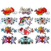 24 tatouages éphémères pour enfant