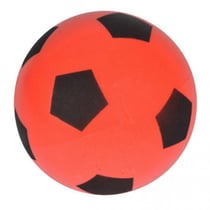 Ballon de football en mousse rouge 20 cm - taille 5 - jeu plein air