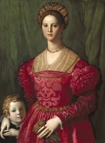 Puzzle 2000 pièces - Agnolo Bronzino : Jeune Femme et Son Petit Garçon, 1540 - Grafika