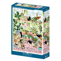 Puzzle 500 pièces - Chats Botanistes - Pieces & Peace