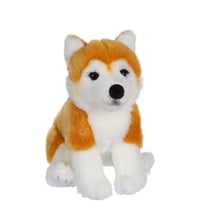 Peluche - Chiens réalistes assis, shiba 25 cm