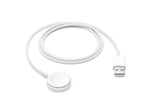 Avizar Câble de Charge Magnétique pour Apple Watch vers USB-A 1m Blanc