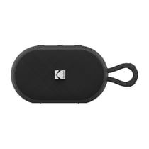 Kodak Enceinte Portable Sans Fil PWS-2284 - Étanche IPX7, Bluetooth, 6W RMS, TWS Stéréo, Batterie 1500mAh, Autonomie 10-12h, Fonction Mains Libres, Sangle Silicone, Câble Type-C Inclus - Noir