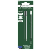 Recharges pour stylo bille - Dupont - Bleu - Pointe moyenne - Lot de 2 recharges