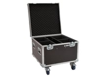 ROADINGER Flightcase 4x led theatre cob série 100 avec roulettes