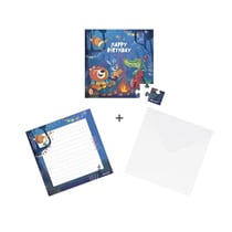 Puzzle 25 pièces - Carte Cadeau Foret - Jura Toys