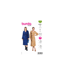 Patron Burda 5777 - Robe femme du 34 au 48 taille n°FR 34-46