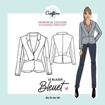 Patron Craftine Blazer Bleuet - Format Papier