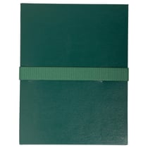 Chemise dos extensible balacron et sangle scratch. - Vert foncé - x 10 - Exacompta