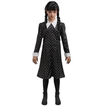 Robe noire Mercredi Addams 152 cm