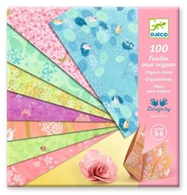 100 feuilles pour origami Haru - Djeco