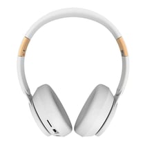 Casque Audio Bluetooth 5.0 Sans Fil Avec Micro Rouge Longue Autonomie Blanc YONIS