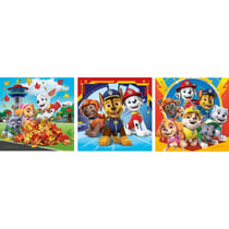 Puzzle la pat patrouille en mission et le qg 3 x 49 pieces - ravensburger - 050482