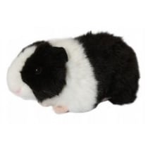 Peluche cochon d'inde noir 18 cm - living nature - an18a