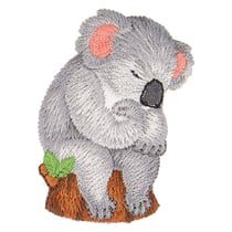 Ecusson thermocollant animaux statue koala 5cm x 3cm