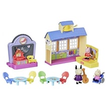 La salle de classe de peppa pig avec sons 15 pièces - figurines, école - mini univers