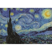 Puzzle la nuit étoilée, van gogh 1000 pièces - art, tableau, peinture - clementoni - 37065