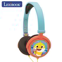 Casque stéréo filaire pliable Baby Shark avec limitation de volume d'écoute