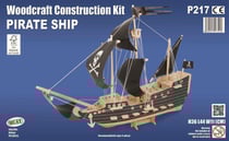 Maquette en bois Bateau pirate