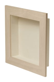 Cadre vitrine en bois 21 x 21 x 3,8 cm